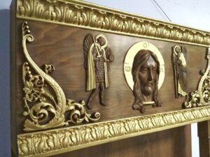 Полка для икон "Лик с архангелами"